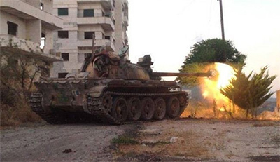 Duros combates en un puesto fronterizo con Turquía